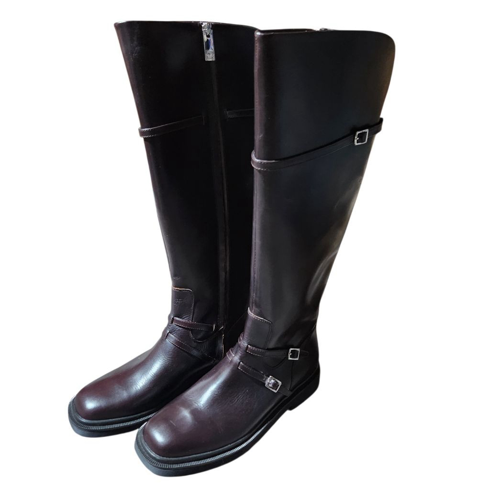 Sarto Leather Boots Womens Size 9.5